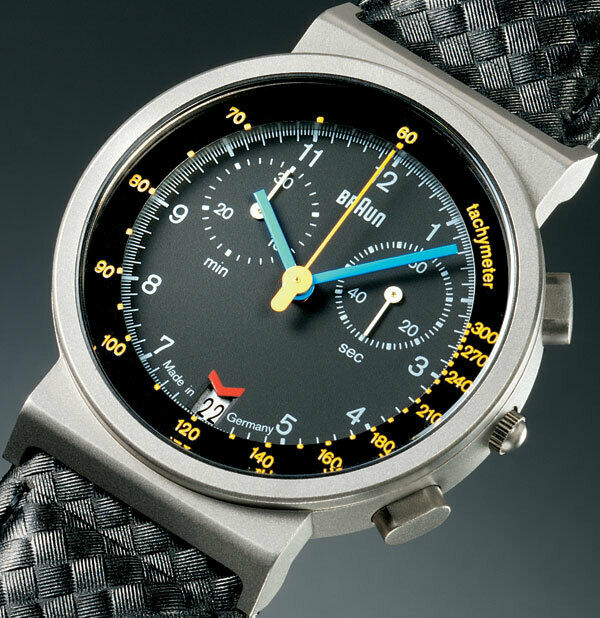 BRAUN ― Made in Germany ― Ø 34mm ― 3806 ― AW75 AW 75 Chronodate