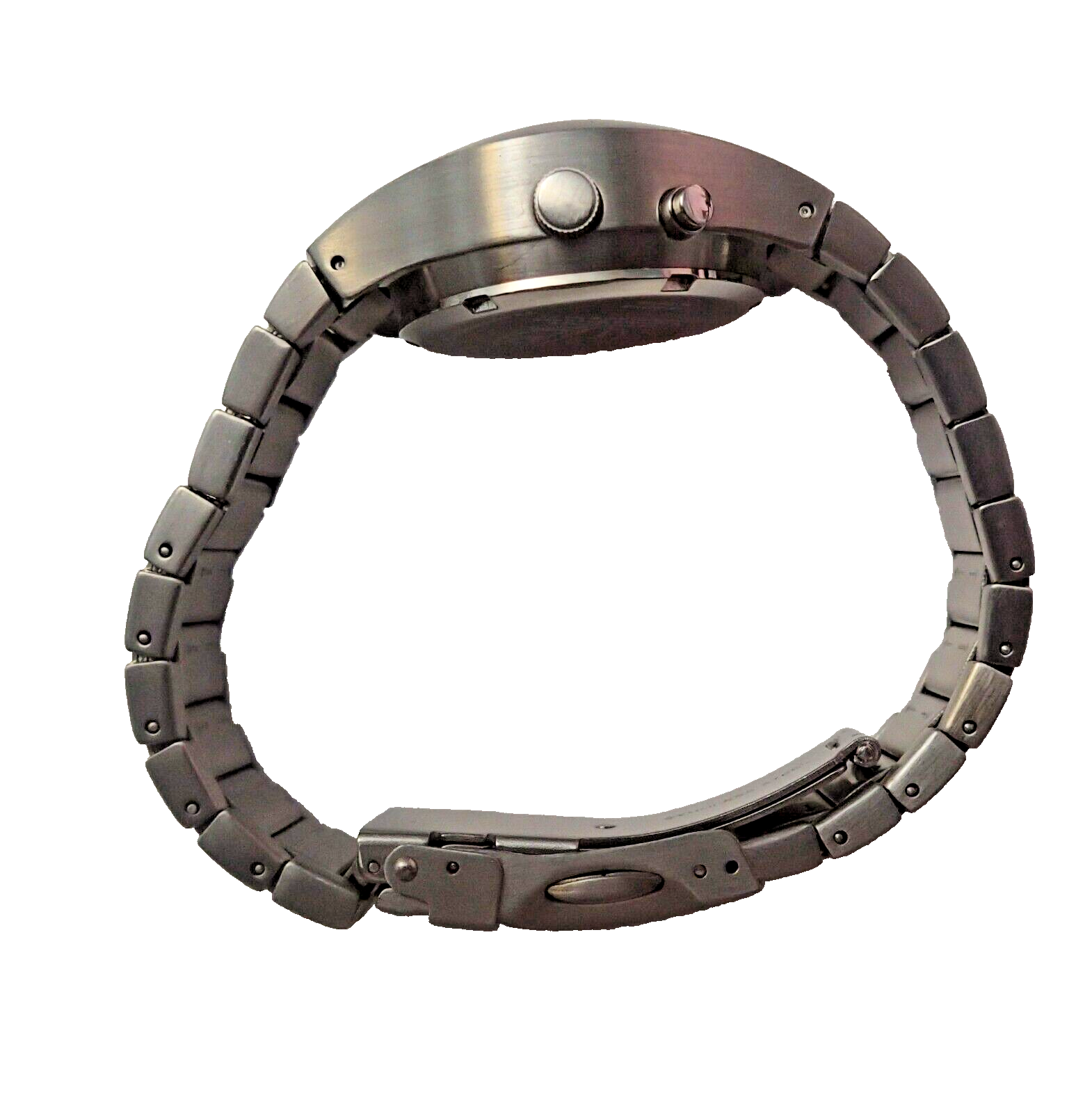 FOSSIL BIG TIC JR-8078 All SS Quartz Unisex Wristwatch