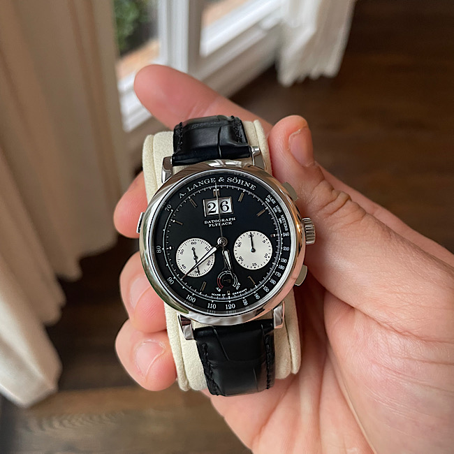 FS A.Lange Sohne Datograph 41mm platinum up down WatchCharts