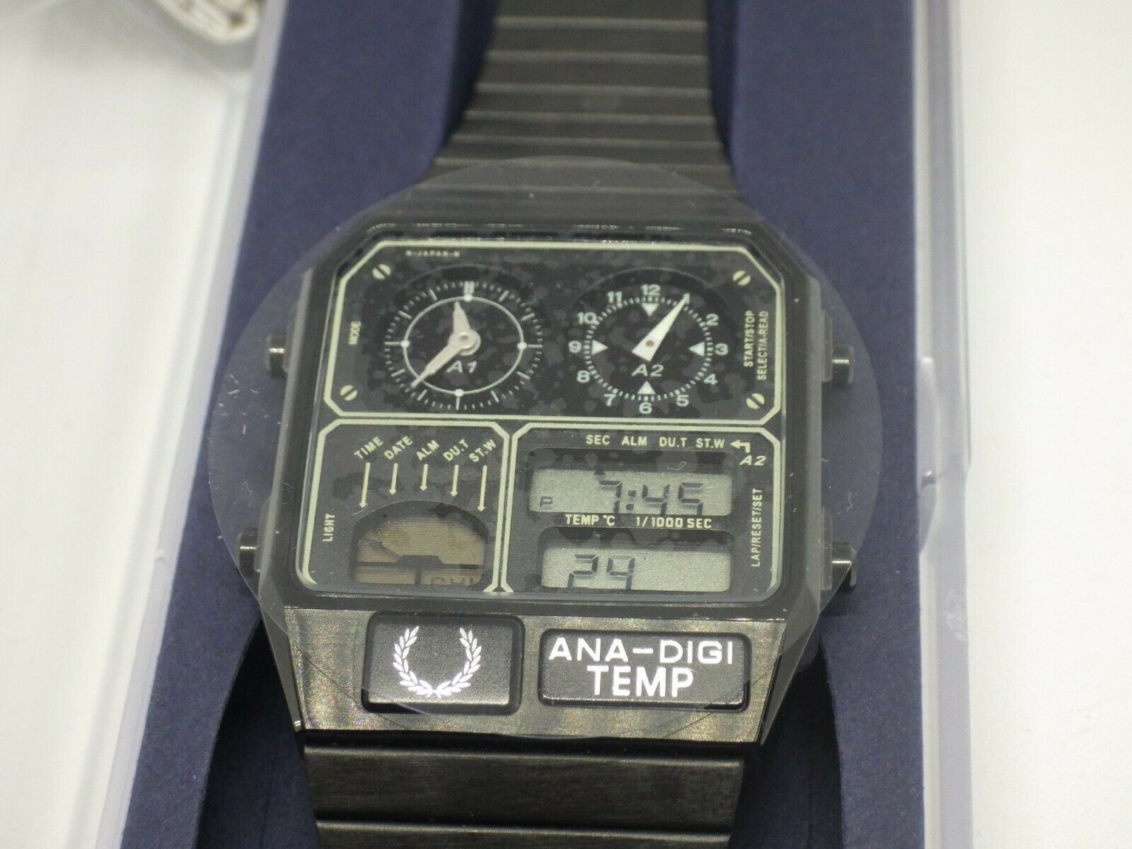 ANA DIGI TEMP for FRED PERRY 3 317A Good condition WatchCharts Marketplace