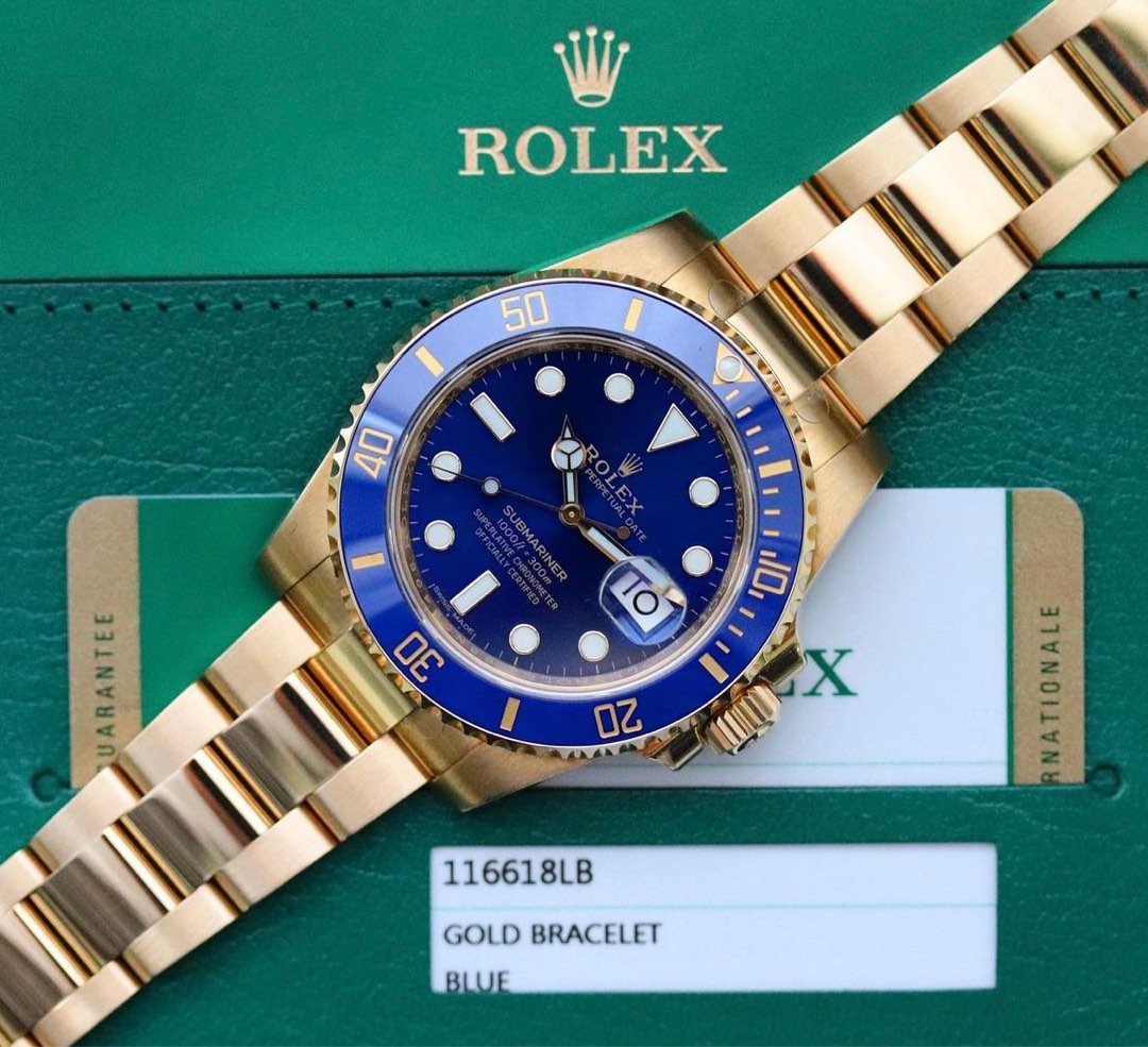 Rolex submariner cheap blue sunburst