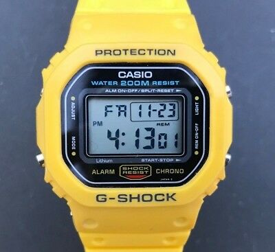 Very Rare & Vintage 1987 CASIO G-Shock DW-5600C-9BV (691) Yellow