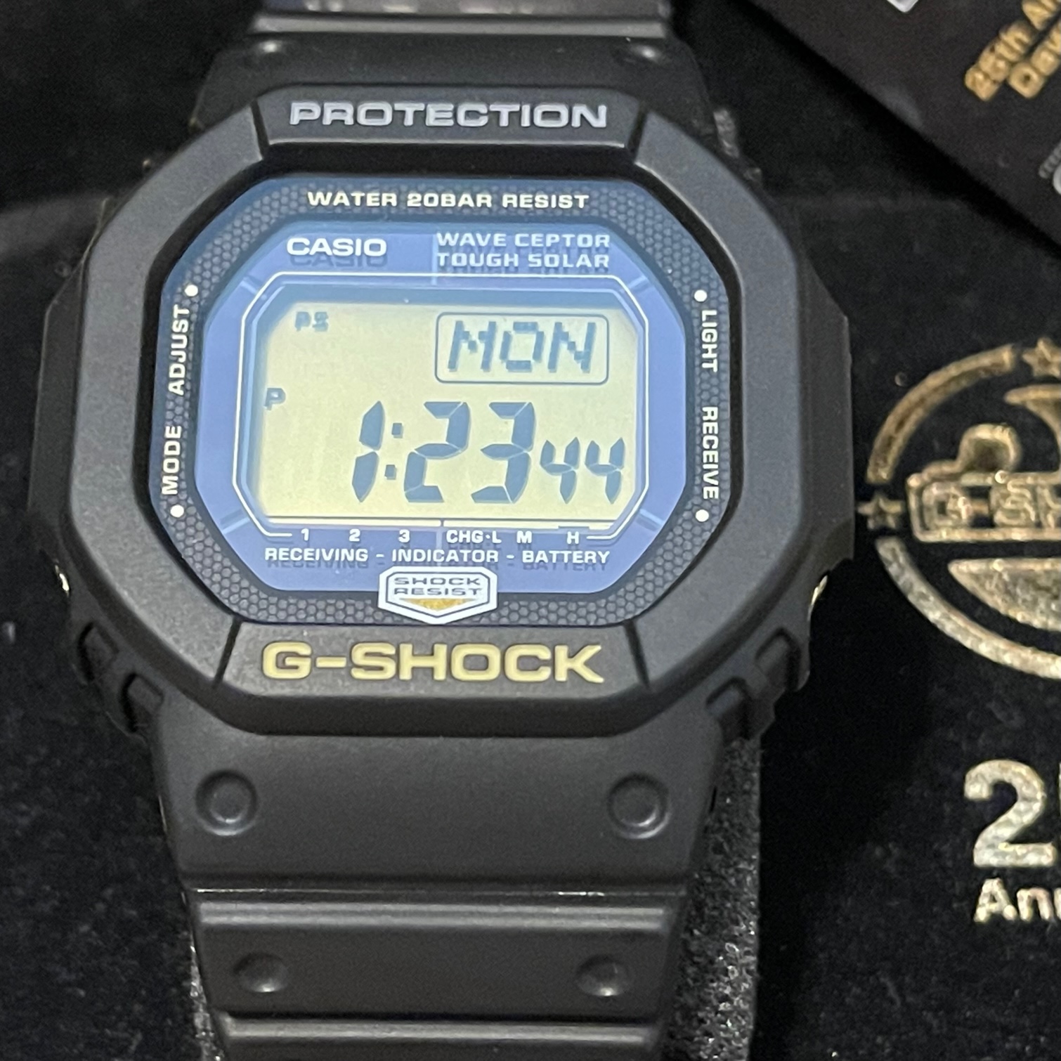 WTS] Casio G-Shock GW-5625AJ-1JF 25th Anniversary Black Dawn Square w/JDM  Hard Case Tough Solar Atomic Wave Ceptor Digital Watch *Brand New NOS* |  WatchCharts Marketplace