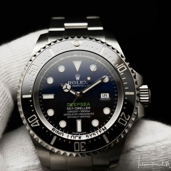 Fs:2 MONTHS ROLEX 116660 DEEPSEAS BLUE SEADWELLER 44MM RANDOM SERIAL ...