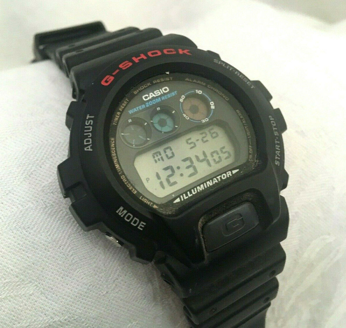 Black Casio G Shock Tough Solar Illuminator Watch Dw 6900 1v Watchcharts