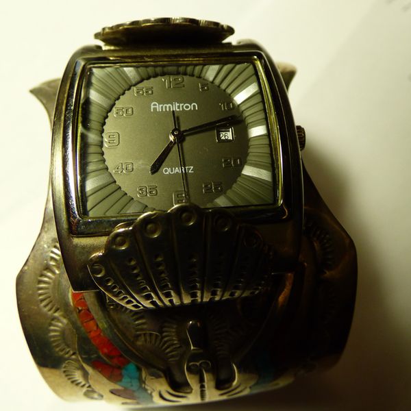 Amitron Roxy Watch Amitron Watch unique for collectors , in a Native American Bracelet ...