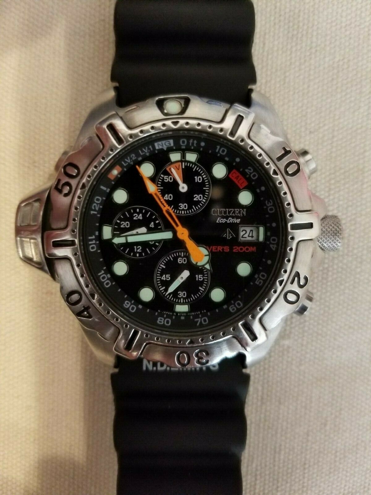 Citizen Aqualand Eco Drive B741 H16463 Divers Watch WatchCharts Marketplace