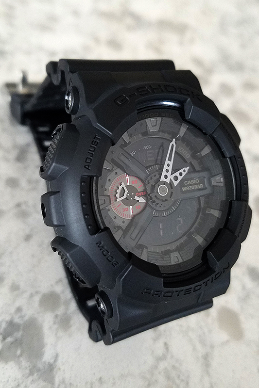 FSOT: Casio G-Shock GA110-1B-1A All Black Limited Edition - Gshock ...