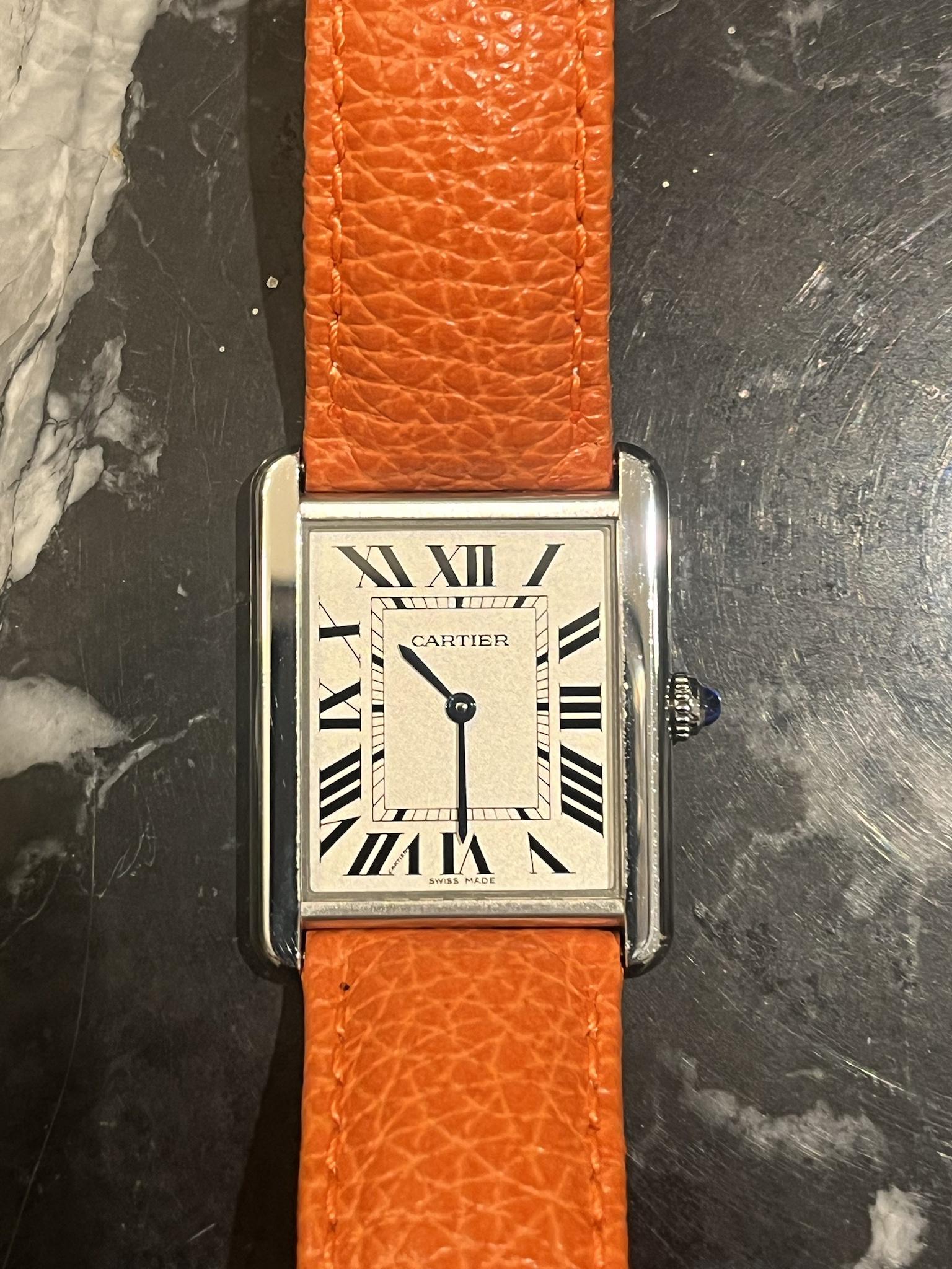 Cartier tank 2024 solo xl strap