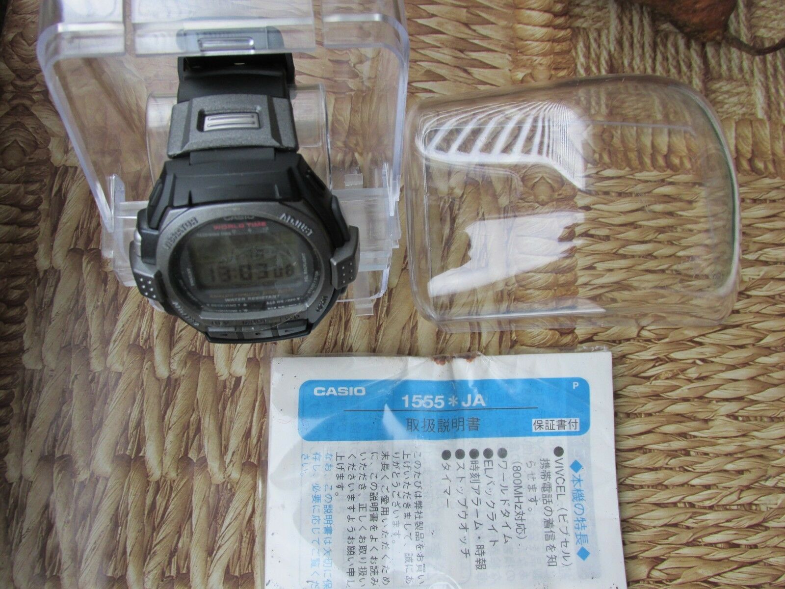 VINTAGE CASIO VCL-100 VIVCEL ANALOG DIGITAL MADE IN JAPAN NEW OLD