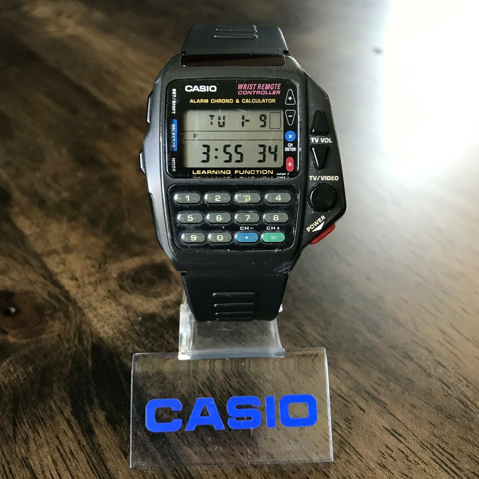 90s CASIO WRIST REMOTE CONTROLLER 電池交換済 tac.bigkuma.com
