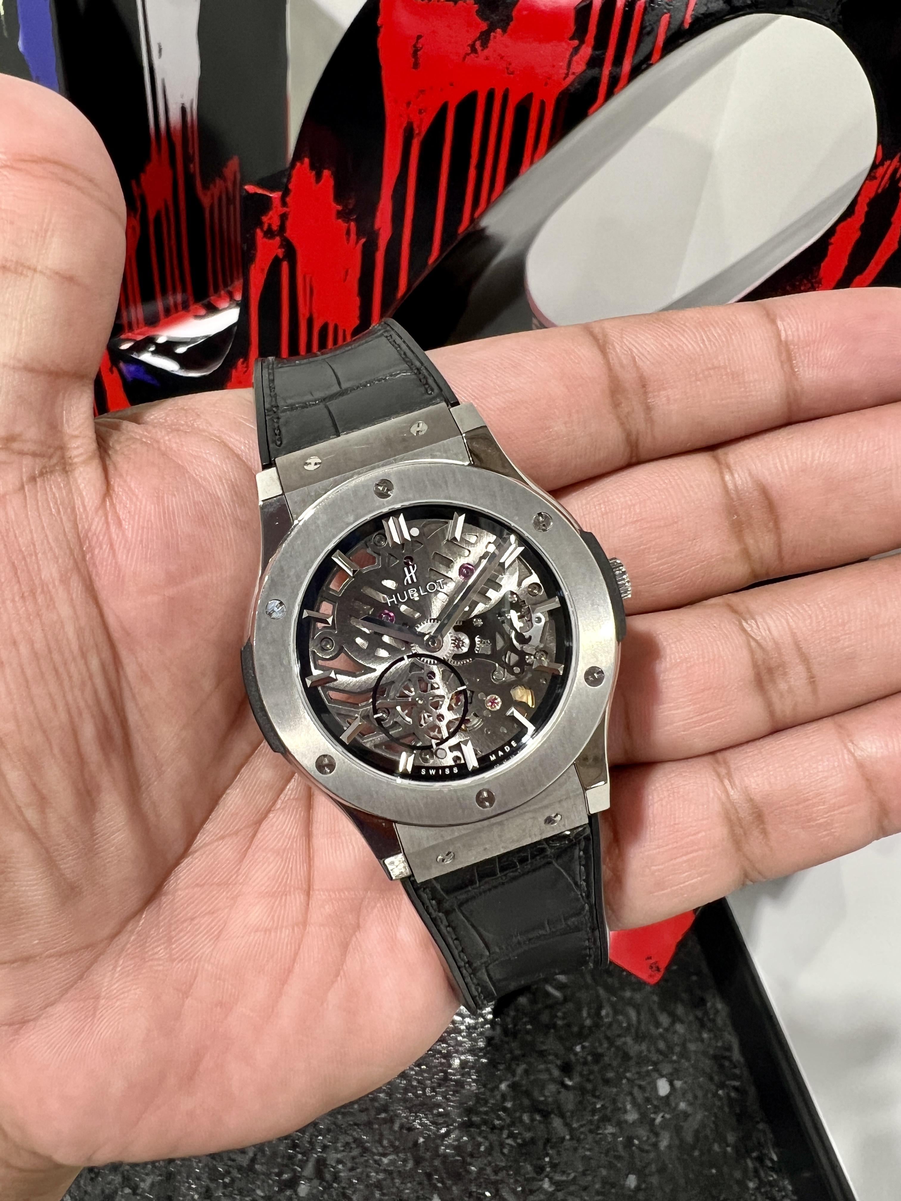 Hublot ultra thin discount skeleton