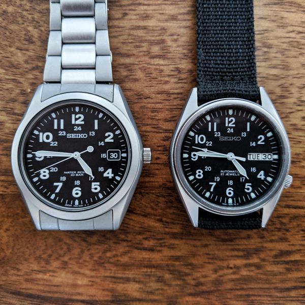 WTS] Pair of Seiko field watches: SNX427 and SBCA001 | WatchCharts
