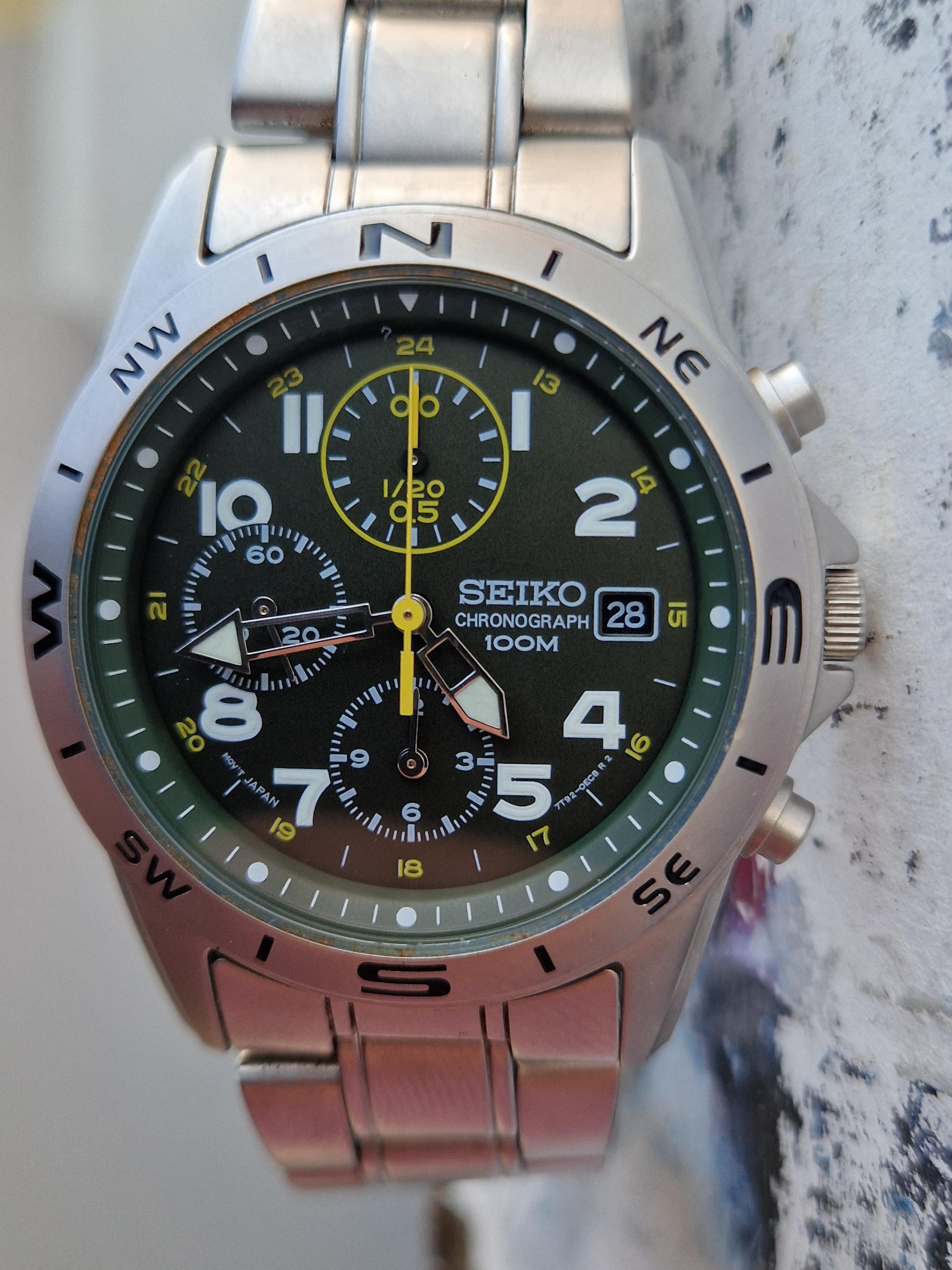 Seiko clearance military chrono