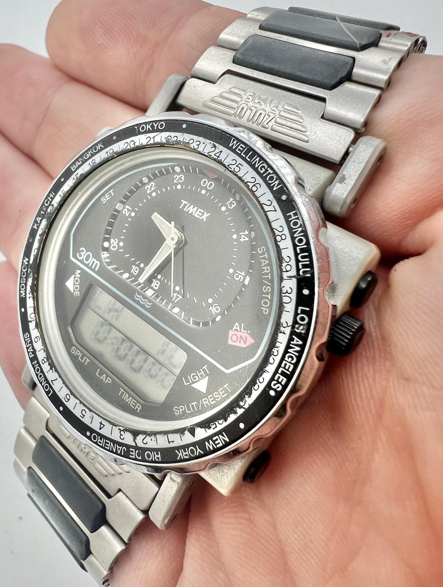 WTS] 1990s Timex Quartz Zulu Time Watch on Original Bracelet ($45