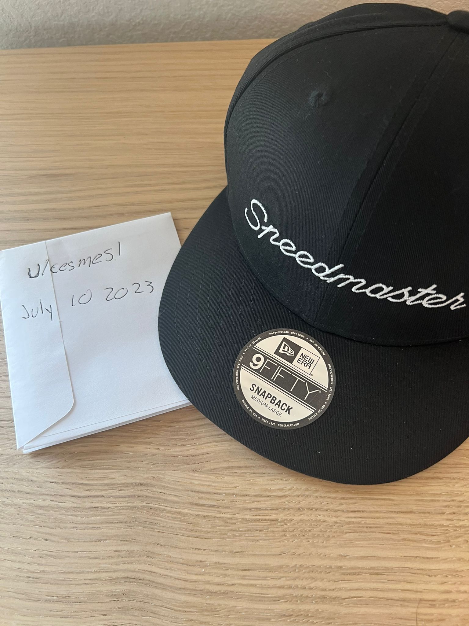 WTS OMEGA Speedmaster NEW ERA 9FIFTY Snapback Cap Black 50th