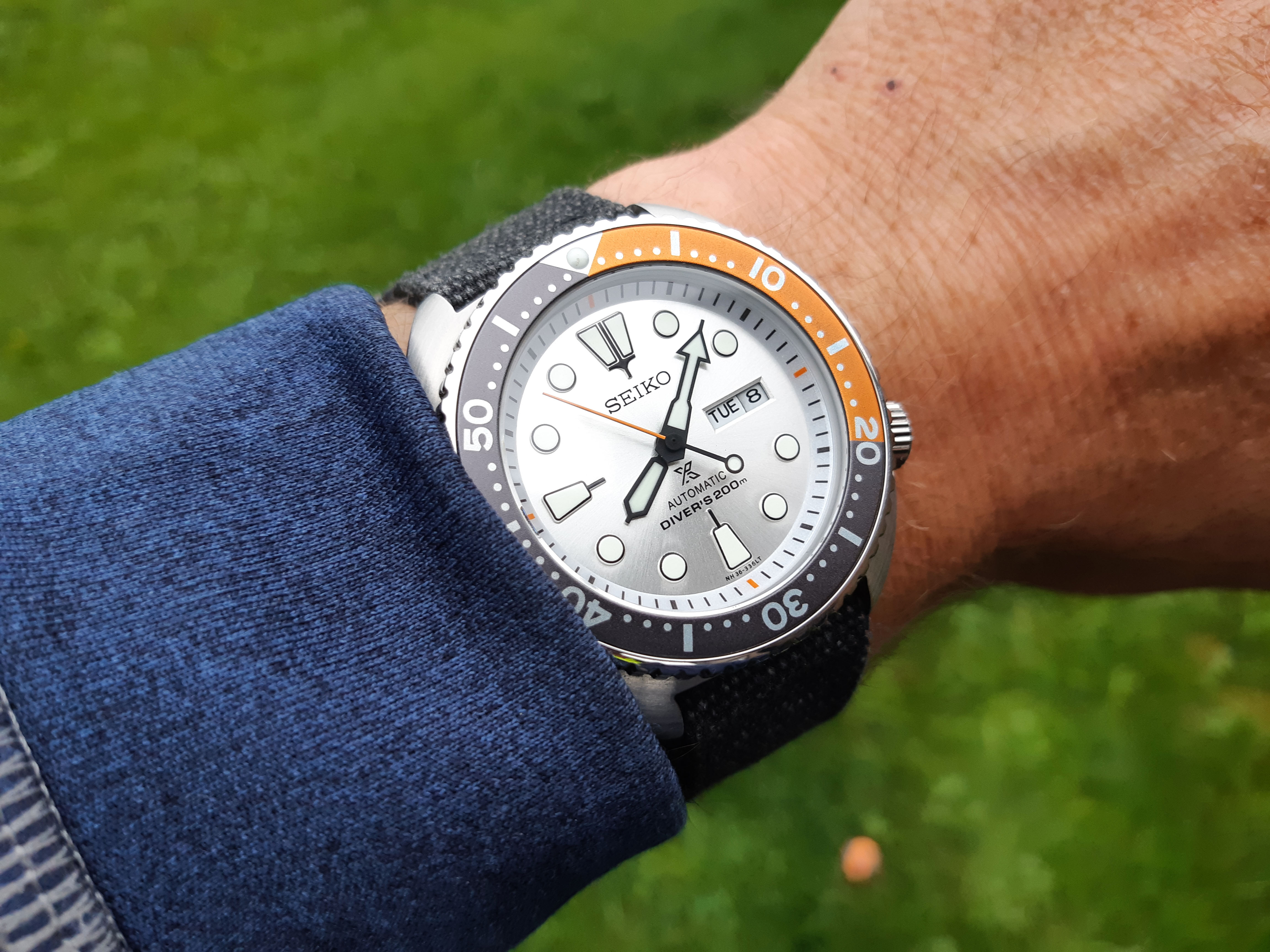 Custom Mod Seiko Prospex SRPD01K1 ''DAWN GREY'' Automatic Diver Watch 200m  Watch*** | WatchCharts
