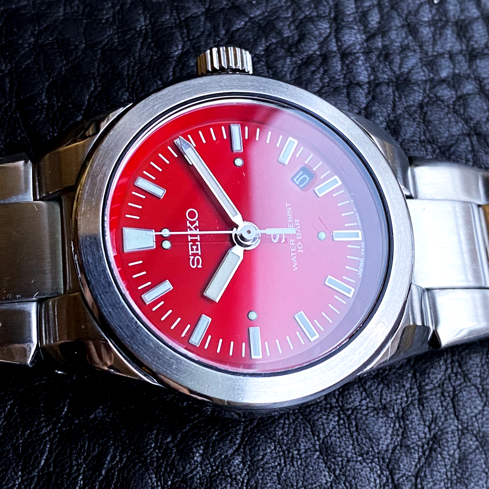SEIKO SUS 7N32-0B70 VINTAGE PILOT (QUARTZ VARIANT OF 4S15-7020