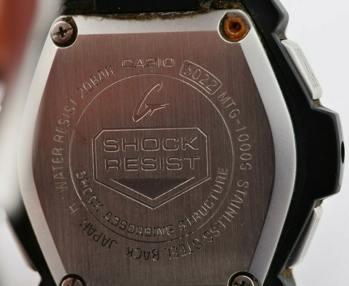 Vintage Casio G-Shock Multi Band Solar Digital Watch MTG-1000G JDM