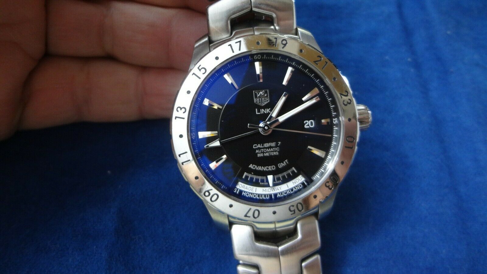 Tag Heuer Link WJ2010 Automatic Advanced GMT Calibre 7 Watch