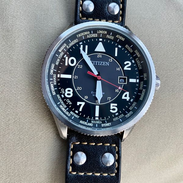 citizen eco drive pilot