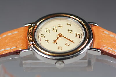 Exc 5 HERMES Meteor Ref 03.20 Quartz Women S Watches 976.001 From