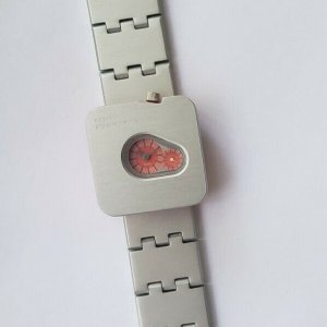 Rare Seiko Alba Neatnik Aluminum Link Band Analog Watch V707