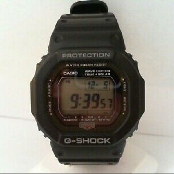 Casio G-Shock Wave Ceptor Tough The G 5600 Solar Shock 20Br GW-5600J ...