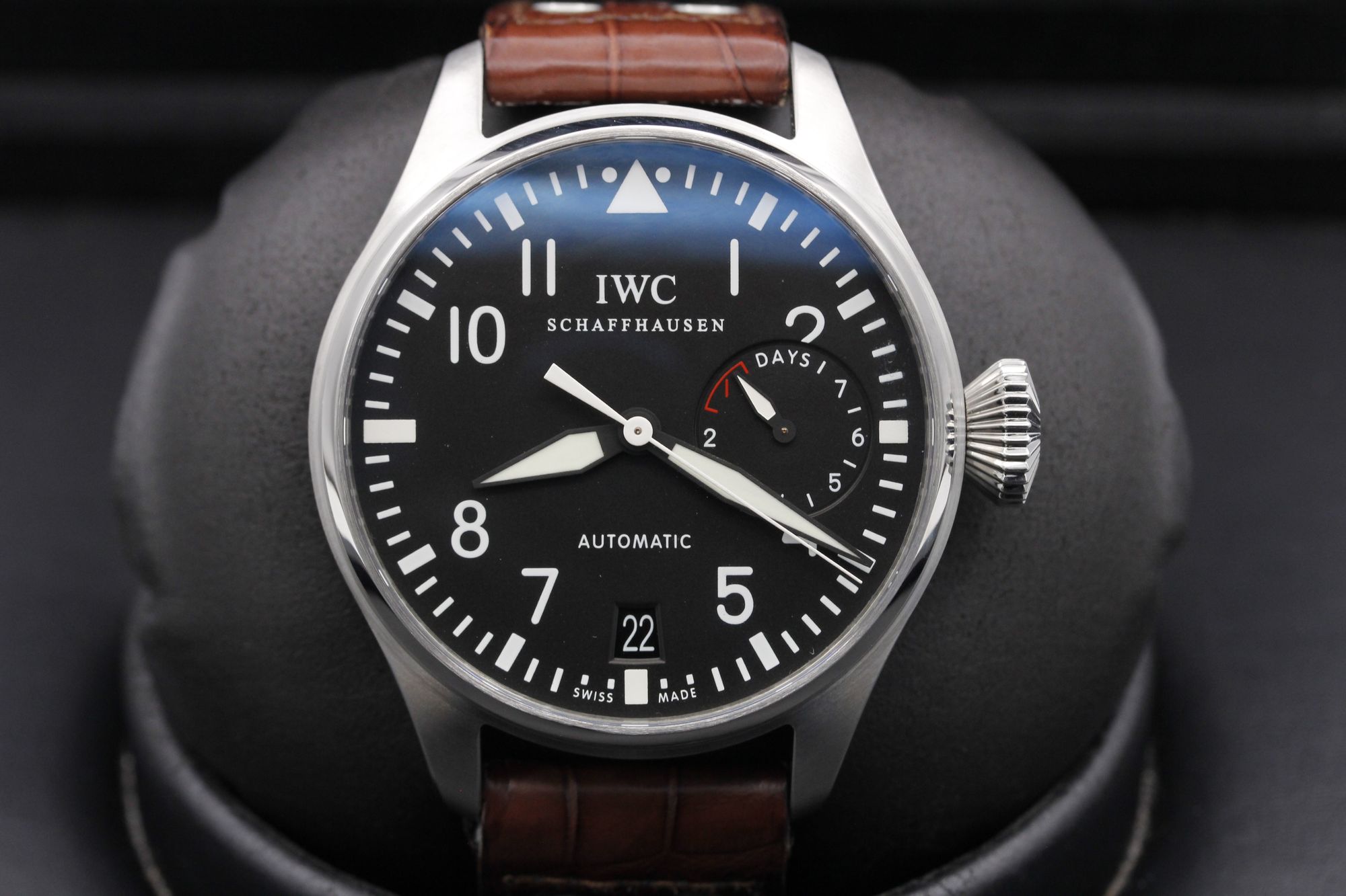 FSOT IWC Big Pilot IW500401 Black Stainless Steel 46mm