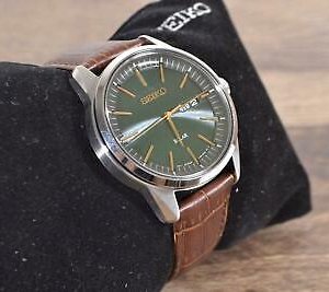slim fit dress slacks Seiko Dress SGEH43P1, for men Watch with sapphire glasses
