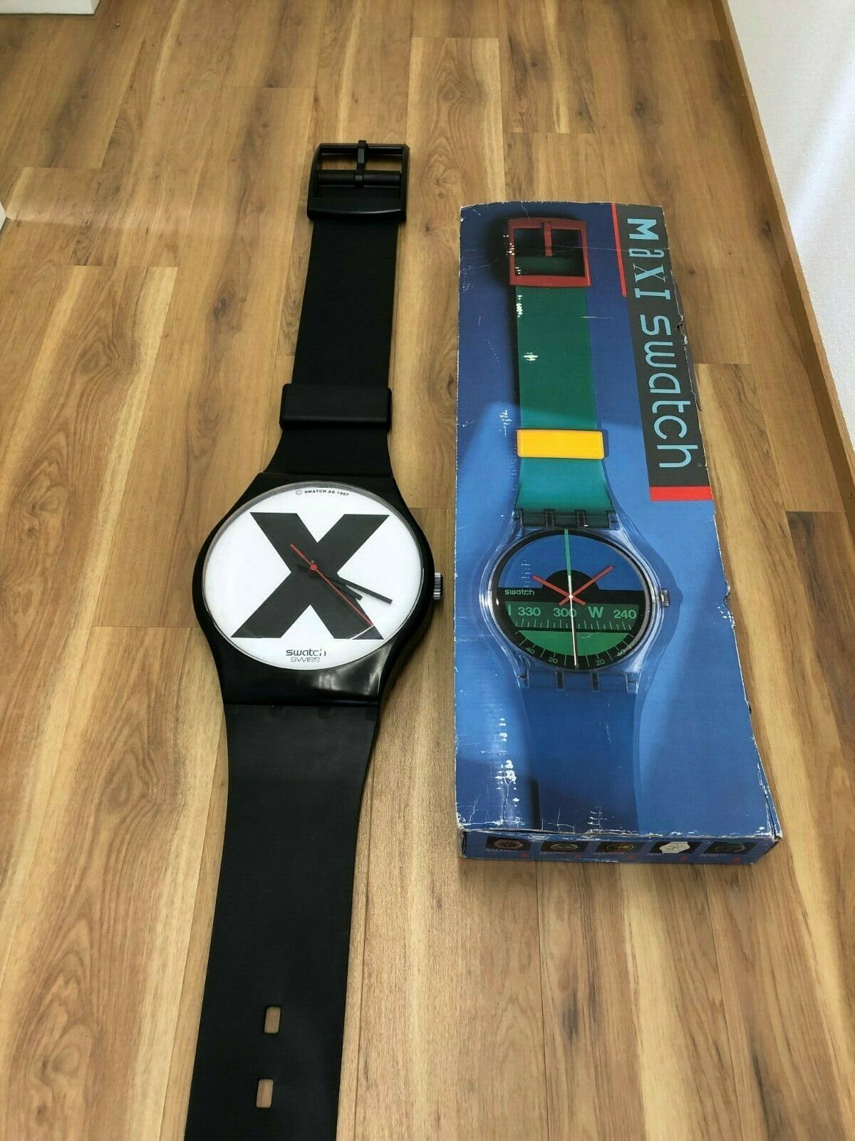 Swatch x rated gb406 MAXI 1987 complete with box custom made