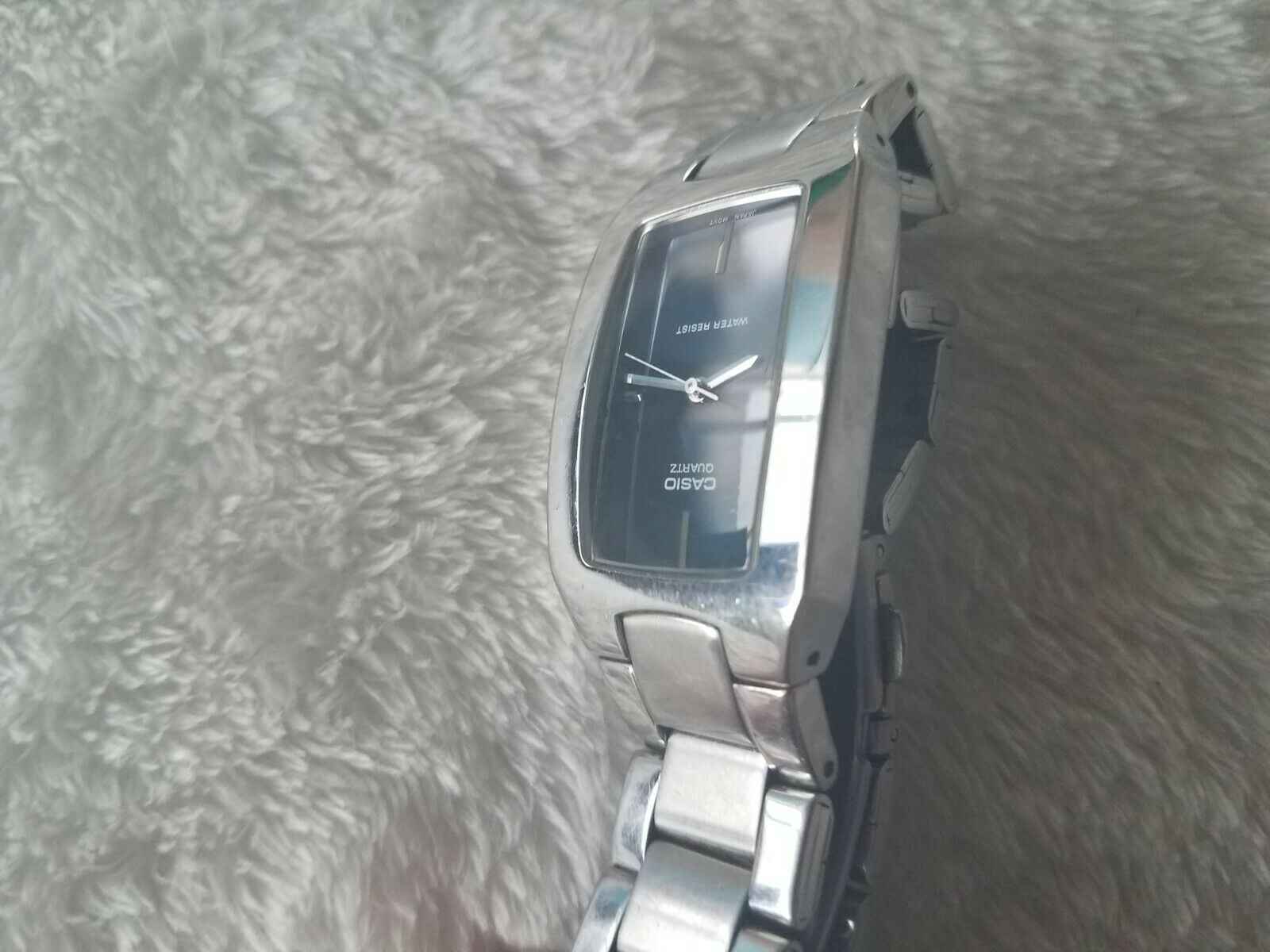 Men's Casio MTP-1165 1330 Silver Tone Watch Needs Battery