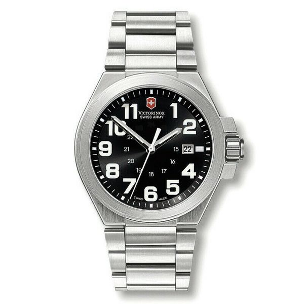 Victorinox Swiss Army Convoy Black Men's Watch Stainless 241163 ...