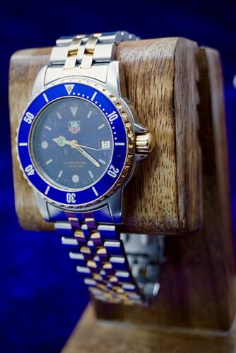 Tag Heuer WD1223-G-20 Blue Gold Professional Watch Men