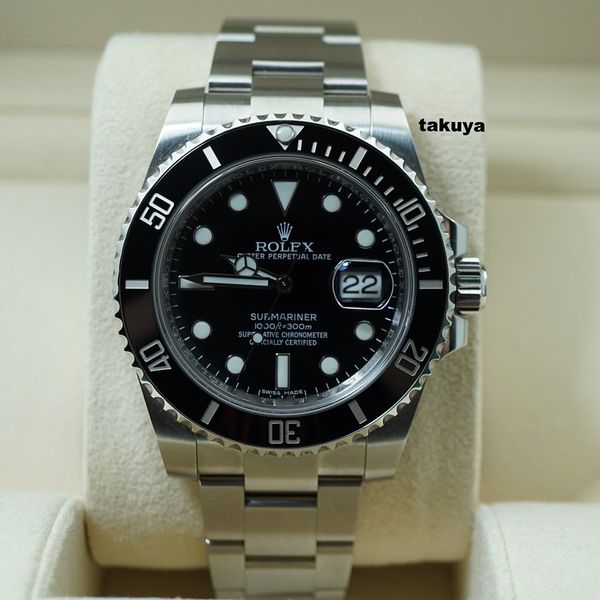 Fsotmint Rolex 116610ln Submariner Ceramic Date Ss Random Serial Warranty Full Set Watchcharts 2282