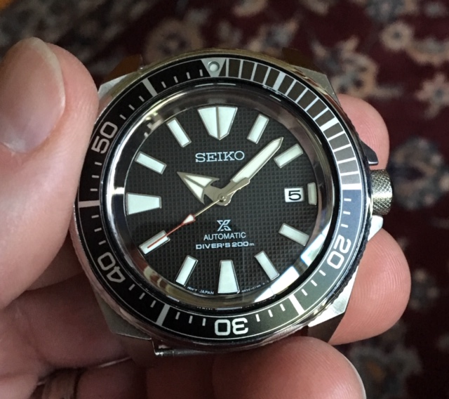 FS: Seiko Black Samurai SRPB51 Sapphire upgrade $225 | WatchCharts