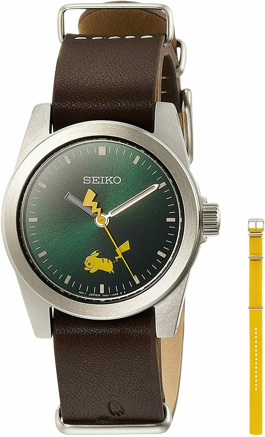 Seiko Selection Pokemon Special Model Pikachu SCXP177 Dark Brown