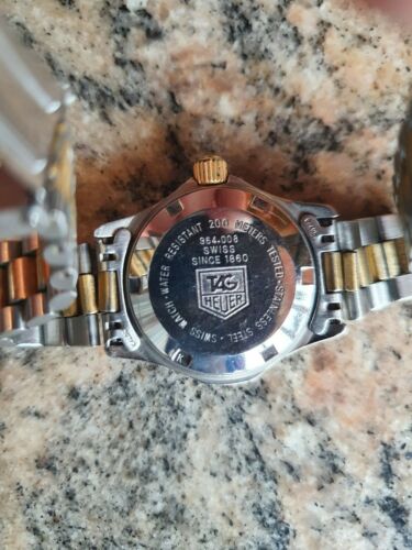 Tag heuer 2000 18k Gold Plated two tone 964. 015