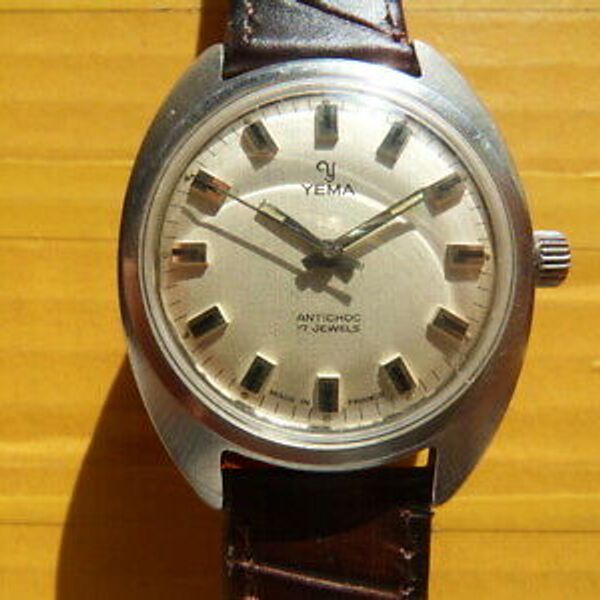Cadran De Montre YEMA 17 Rubis Antimagnétique - Neuf Sans étiquette, Pour Horlogers