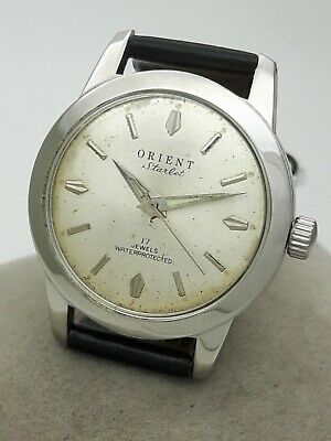 Vintage Orient Starlet 17J Hand Winding Stainless Steel Japan