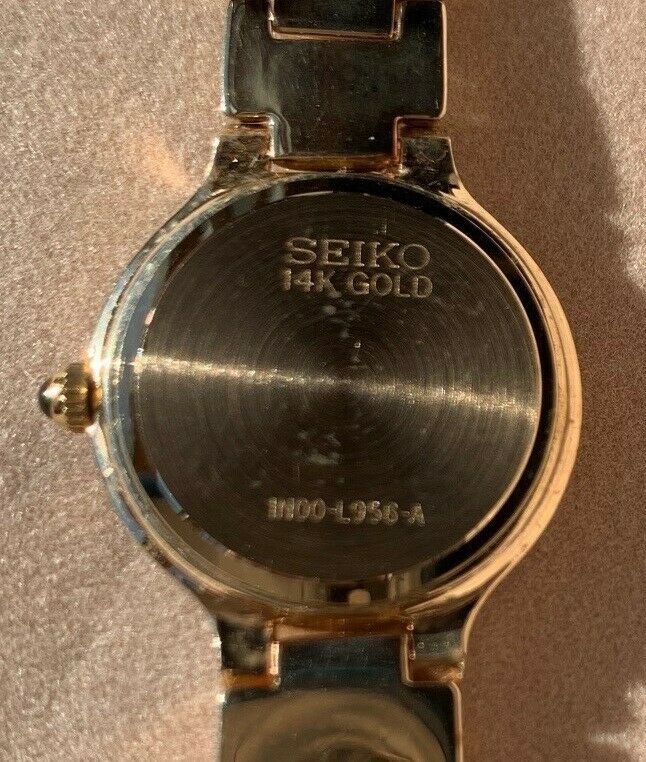 Seiko 14 sale karat gold collection