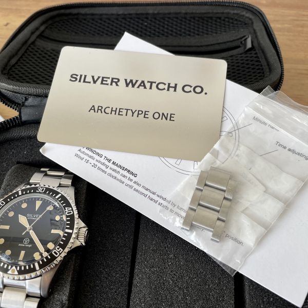 [$325 USD] Silver Watch Co. - Archetype One Serif Dial | WatchCharts