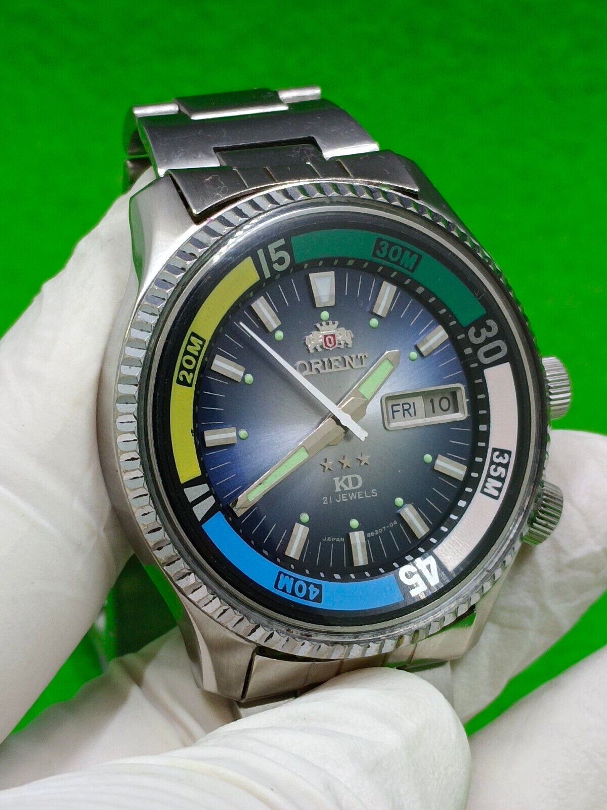 Orient KING DIVER Watch 21 JEWELS Automatic Day & Date