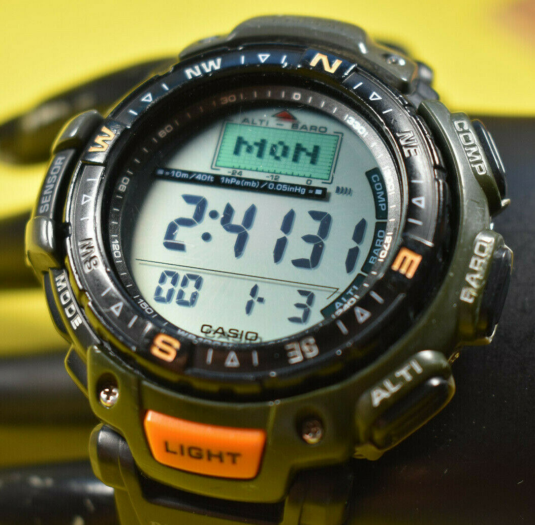 casio pathfinder pag 40 battery replacement