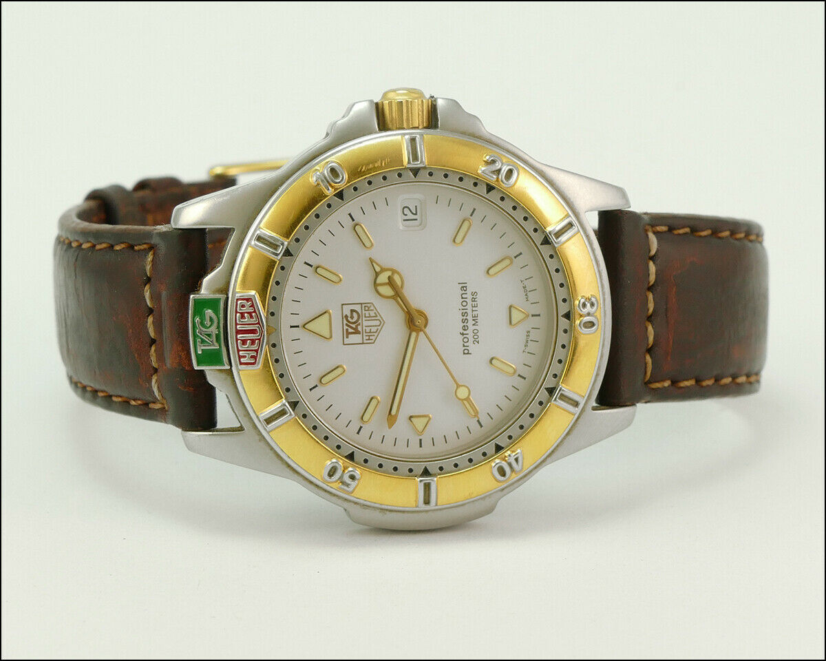 Retro TAG Heuer WF1120 0 Series 4000 Two Tone Watch