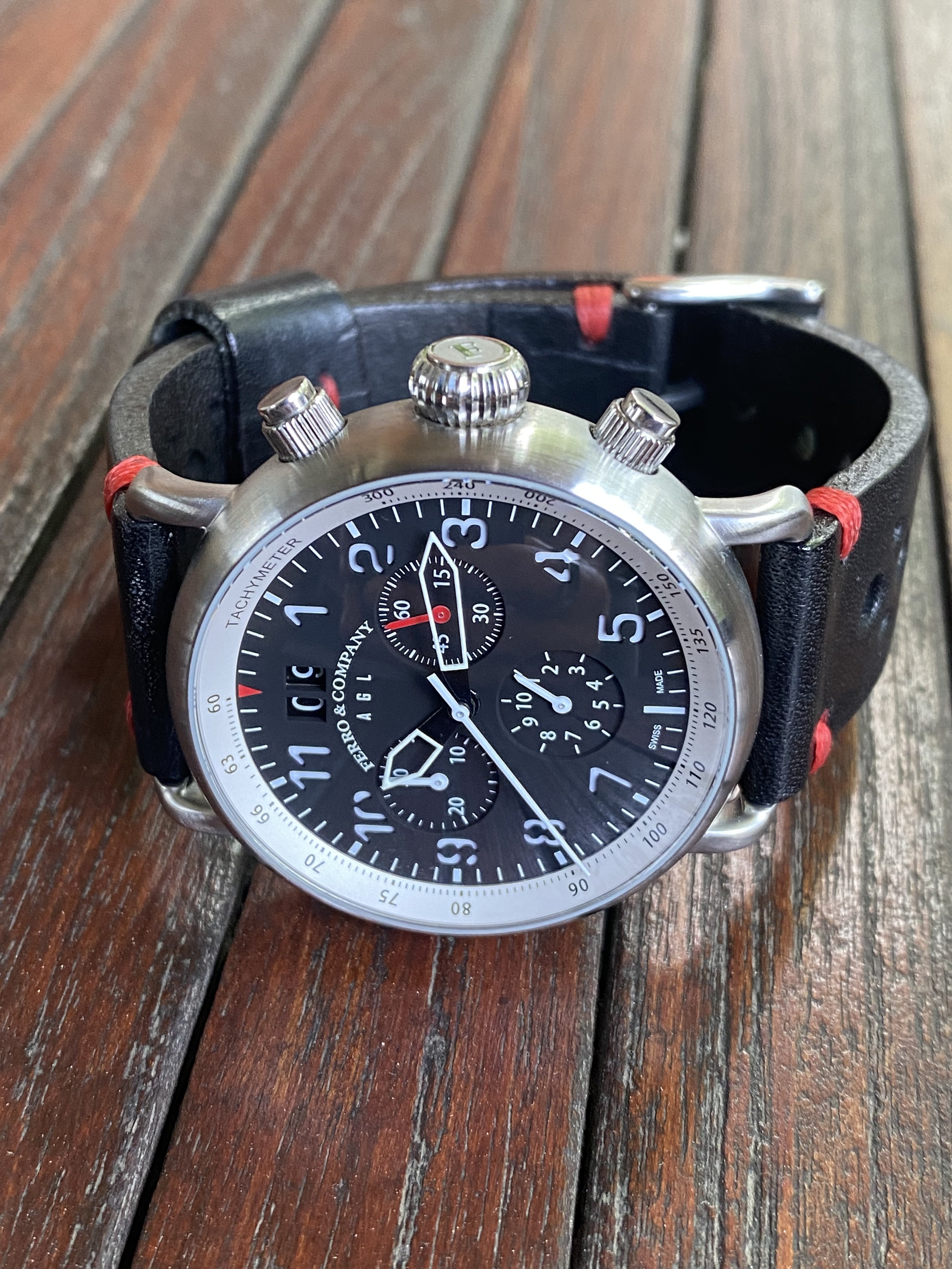 225 USD Ferro AGL Big Date Pilot Chronograph WatchCharts