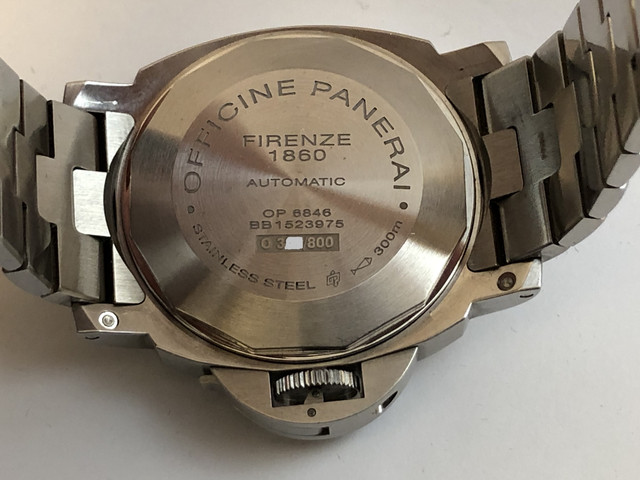 FSOT 2012 Panerai 299 O Series Luminor Marina Automatic Black