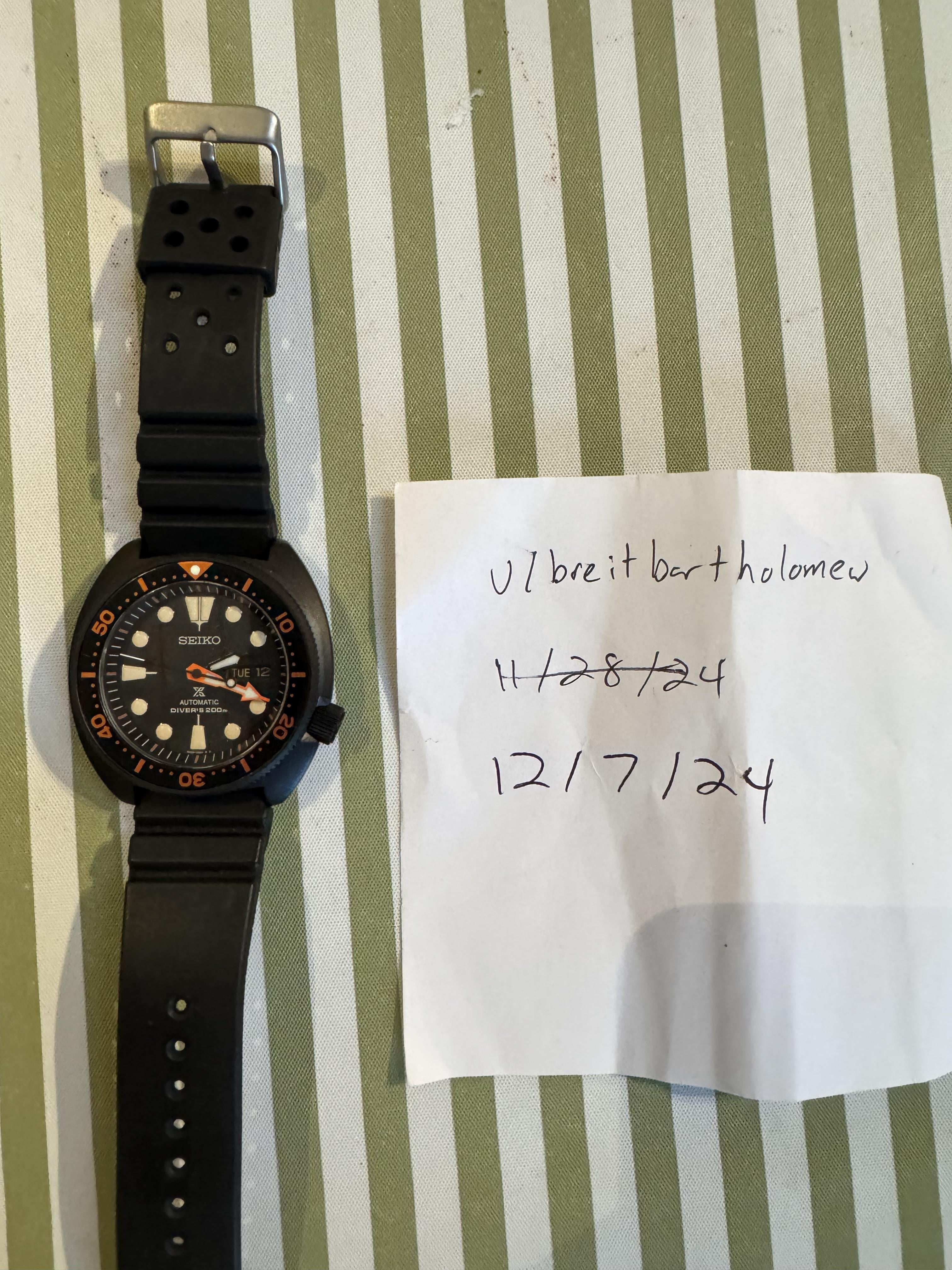WTS WTT Seiko Ninja Turtle Mod with SRPC49 OEM Dial WatchCharts Marketplace