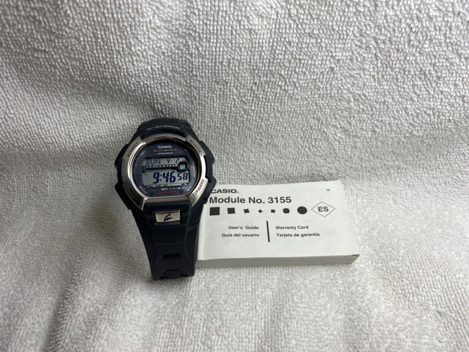 Casio G-Shock Men's Watch Self Charging Solar Powered 3155
