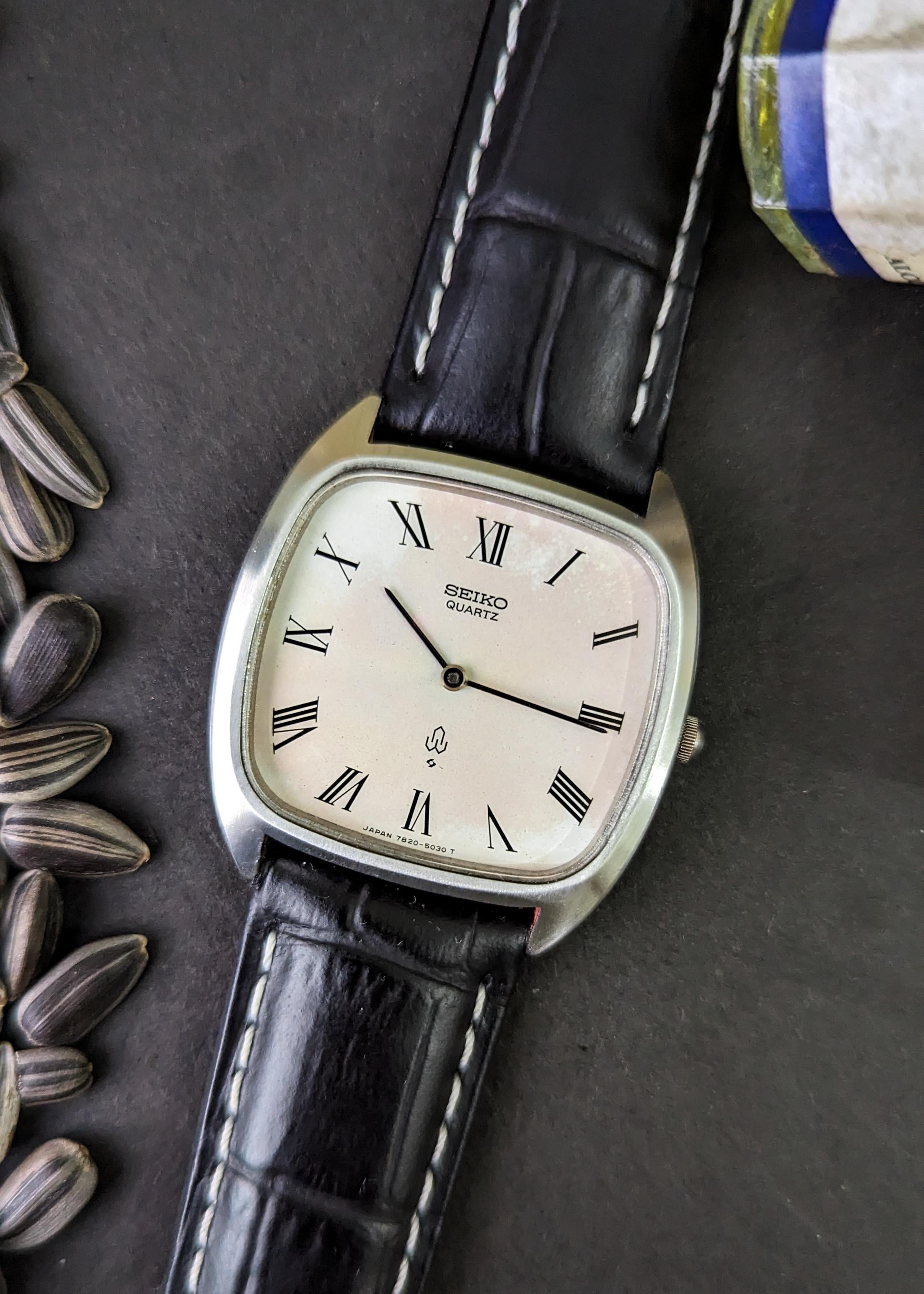 WTS] SEIKO Salmon Patina ???? -Ref.7820-5020 - TV Case ???? Roman 